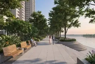Landscaped Park at PS Sansara
