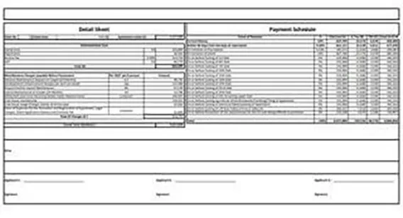 PS Sansara cost sheet preview